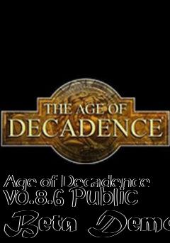 Box art for Age of Decadence v0.8.6 Public Beta Demo