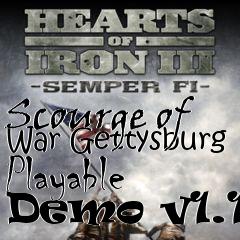 Box art for Scourge of War Gettysburg Playable Demo v1.10