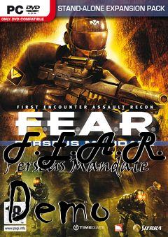 Box art for F.E.A.R. Perseus Mandate Demo