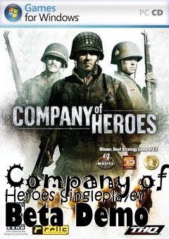 Box art for Company of Heroes Singleplayer Beta Demo