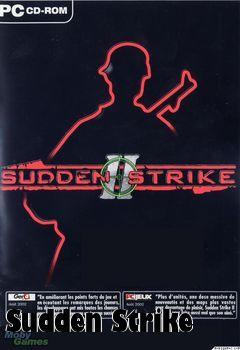 Box art for Sudden Strike 