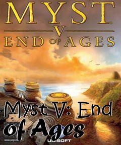 Box art for Myst V: End of Ages 