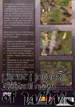Box art for Silent Heroes: Elite Troops of WWII 