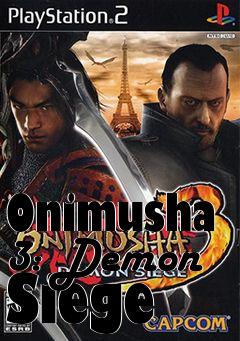 Box art for Onimusha 3: Demon Siege 