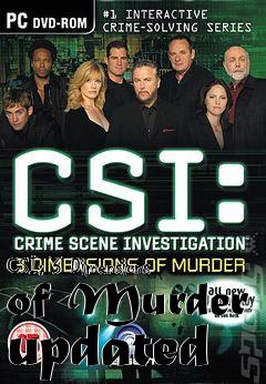 Box art for CSI: 3 Dimensions of Murder updated