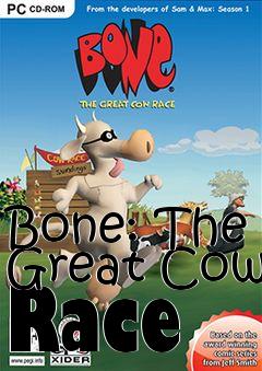 Box art for Bone: The Great Cow Race 