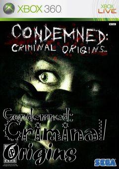 Box art for Condemned: Criminal Origins 