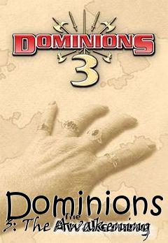 Box art for Dominions 3: The Awakening 