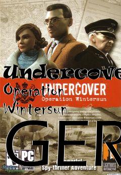 Box art for Undercover: Operation Wintersun GER