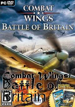 Box art for Combat Wings: Battle of Britain 