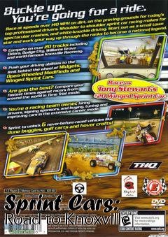 Box art for Sprint Cars: Road to Knoxville 