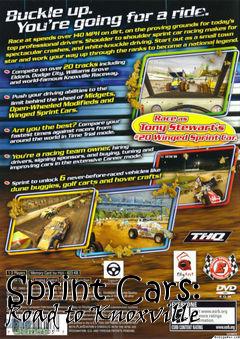 Box art for Sprint Cars: Road to Knoxville 