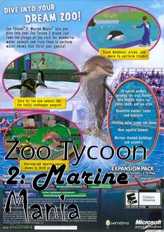 Box art for Zoo Tycoon 2: Marine Mania 