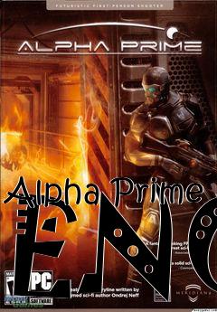 Box art for Alpha Prime ENG