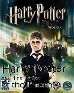 Box art for Harry Potter and the Order of the Phoenix 