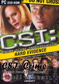 Box art for CSI: Crime Scene Investigation: Hard Evidence 