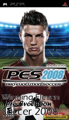 Box art for Winning Eleven - Pro Evolution Soccer 2008 