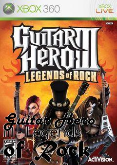 Box art for Guitar Hero III - Legends of Rock 