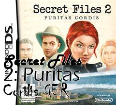 Box art for Secret Files 2: Puritas Cordis GER