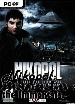 Box art for Nikopol: Secrets of the Immortals 