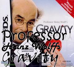 Box art for Professor Heinz Wolffs Gravity 