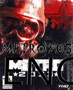 Box art for METRO 2033 ENG