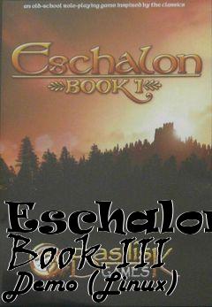 Box art for Eschalon: Book III Demo (Linux)