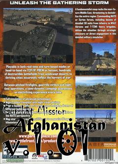 Box art for Combat Mission Afghanistan v.1.01