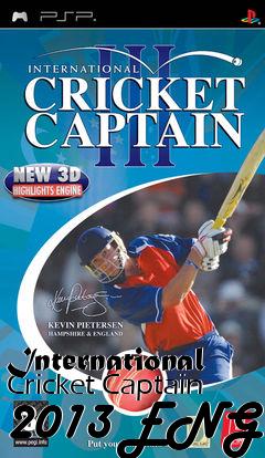 Box art for International Cricket Captain 2013 ENG