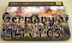 Box art for Germany at War: Barbarossa 1941 v.1.03