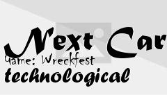 Box art for Next Car Game: Wreckfest technological