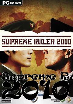 Box art for Supreme Ruler 2010 