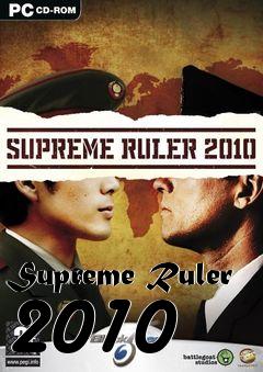 Box art for Supreme Ruler 2010 