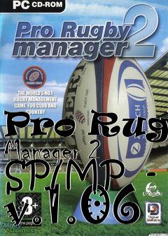 Box art for Pro Rugby Manager 2 SP/MP  - v.1.06