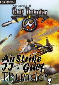 Box art for AirStrike II - Gulf Thunder 