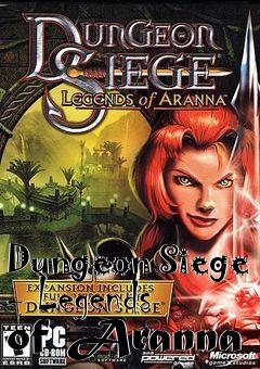 Box art for Dungeon Siege - Legends of Aranna 