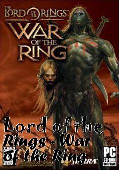 Box art for Lord of the Rings - War of the Ring 