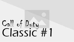 Box art for Call of Duty Classic #1