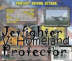 Box art for Jetfighter V: Homeland Protector 