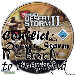 Box art for Conflict: Desert Storm II - Back to Baghdad 