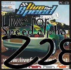 Box art for Live for Speed alpha Z28