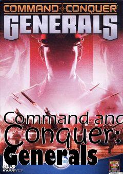 Box art for Command and Conquer: Generals 