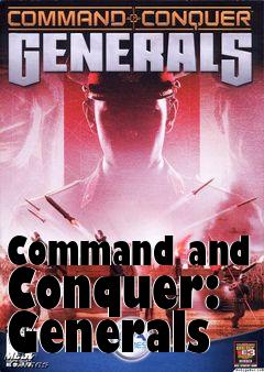 Box art for Command and Conquer: Generals 