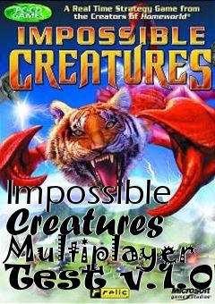 Box art for Impossible Creatures Multiplayer Test v.1.07