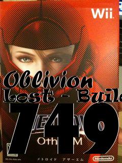 Box art for Oblivion Lost - Build 749
