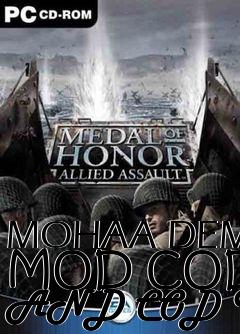 Box art for MOHAA DEMO MOD COD 1 AND COD UO