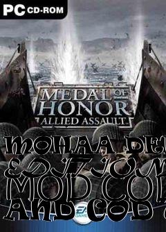 Box art for MOHAA DELUXE EDITION DEMO MOD COD 1 AND COD UO