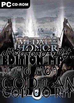 Box art for MOHAA DELUXE EDITION MP DEMO MOD COD 1 AND COD UO RIP