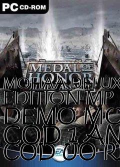 Box art for MOHAA DELUXE EDITION MP DEMO MOD COD 1 AND COD UO RIP