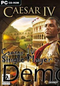 Box art for Caesar IV Single Player Demo